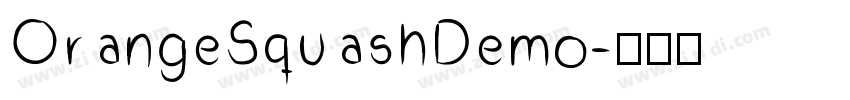 OrangeSquashDemo字体转换
