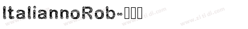 ltaliannoRob字体转换
