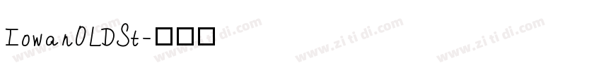 IowanOLDSt字体转换