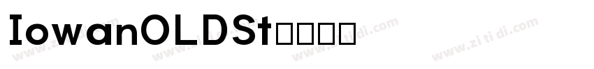 IowanOLDSt字体转换