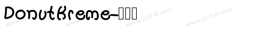 DonutKreme字体转换