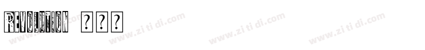 Revolution字体转换