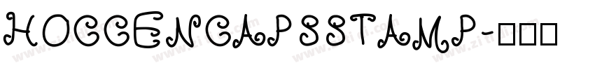 HOCCENCAPSSTAMP字体转换