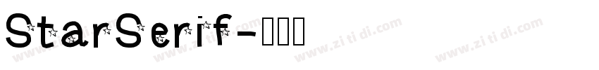 StarSerif字体转换
