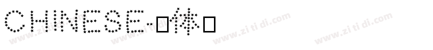 CHINESE字体转换