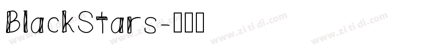 BlackStars字体转换
