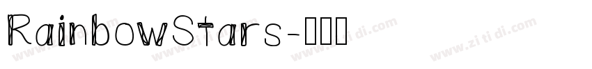 RainbowStars字体转换
