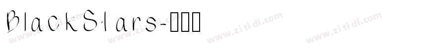 BlackStars字体转换