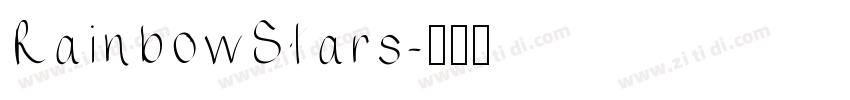 RainbowStars字体转换