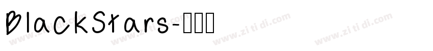 BlackStars字体转换