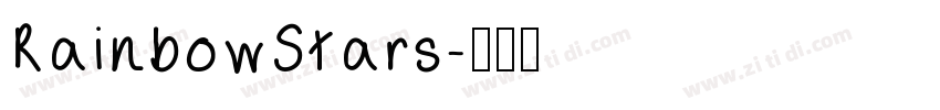 RainbowStars字体转换
