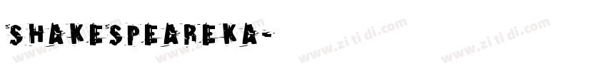 ShakespeareKA字体转换