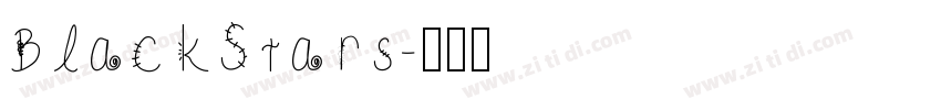 BlackStars字体转换