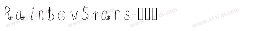 RainbowStars字体转换