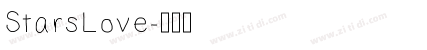StarsLove字体转换