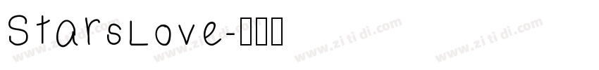 StarsLove字体转换