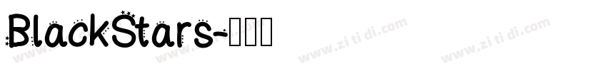 BlackStars字体转换