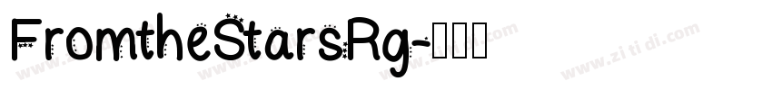 FromtheStarsRg字体转换