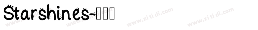 Starshines字体转换