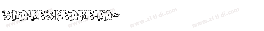 ShakespeareKA字体转换
