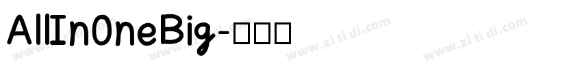 AllIn0neBig字体转换