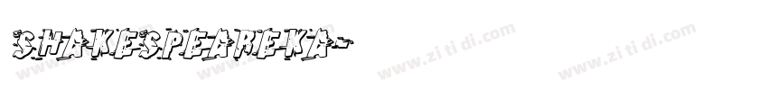 ShakespeareKA字体转换