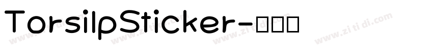 TorsilpSticker字体转换