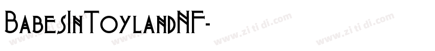 BabesInToylandNF字体转换