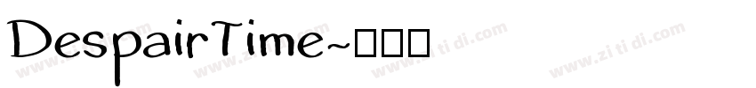 DespairTime字体转换