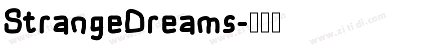 StrangeDreams字体转换