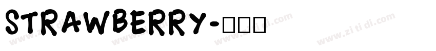 STRAWBERRY字体转换