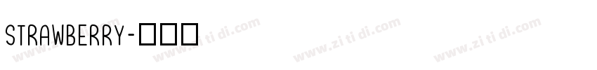 STRAWBERRY字体转换