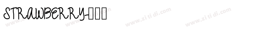 STRAWBERRY字体转换