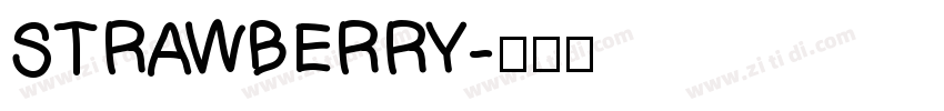 STRAWBERRY字体转换