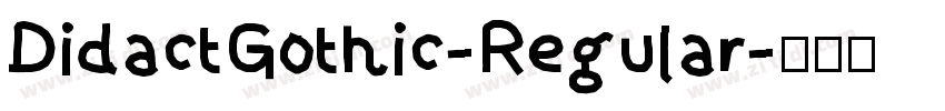 DidactGothic-Regular字体转换