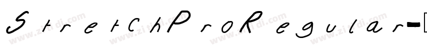 StretchProRegular字体转换