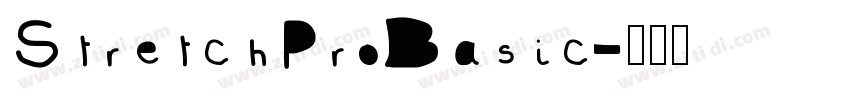 StretchProBasic字体转换