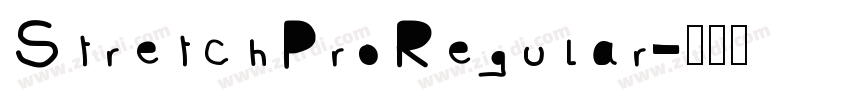 StretchProRegular字体转换