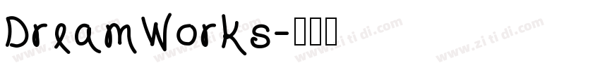DreamWorks字体转换