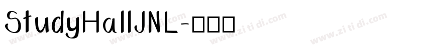StudyHallJNL字体转换