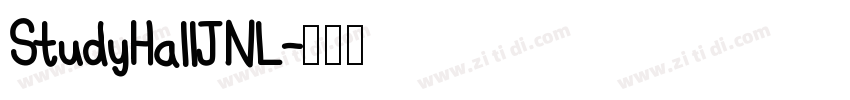 StudyHallJNL字体转换