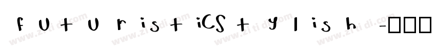 futuristicStylish字体转换