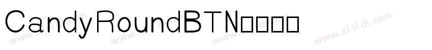 CandyRoundBTN字体转换