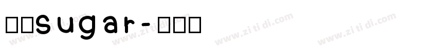 狮尾sugar字体转换