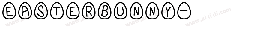 easterbunny字体转换