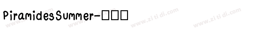 PiramidesSummer字体转换