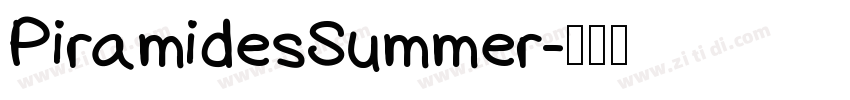 PiramidesSummer字体转换