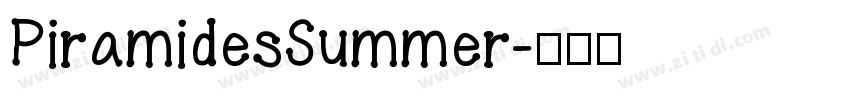 PiramidesSummer字体转换