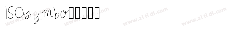 ISOsymbo1字体转换