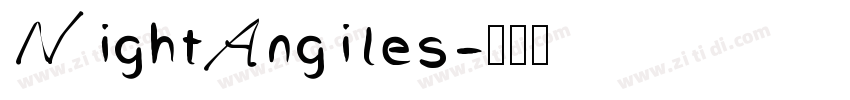 NightAngiles字体转换